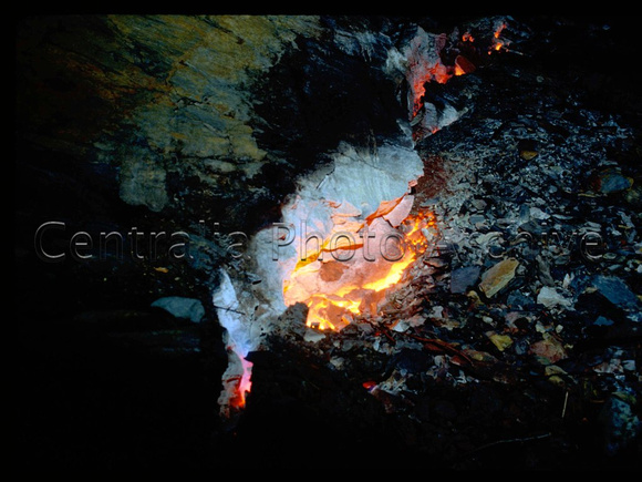 Mine Fire at Night (2), 4-8-1983