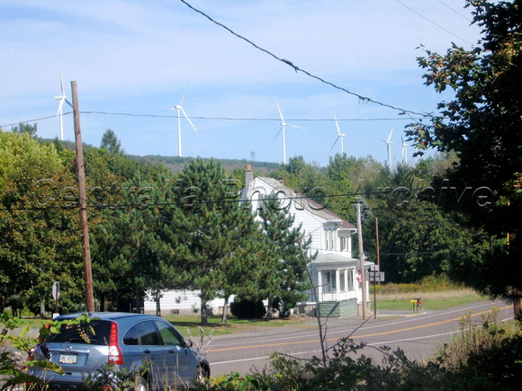 Wind Turbines & Mervine House-3, 9/20/2008